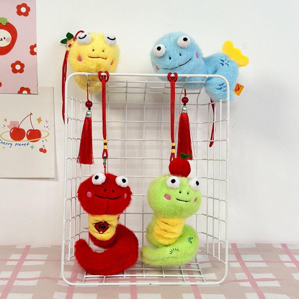 Big Eyes Snake Year Plush Toy Chinese Style Lucky Snake Doll Plushies Children