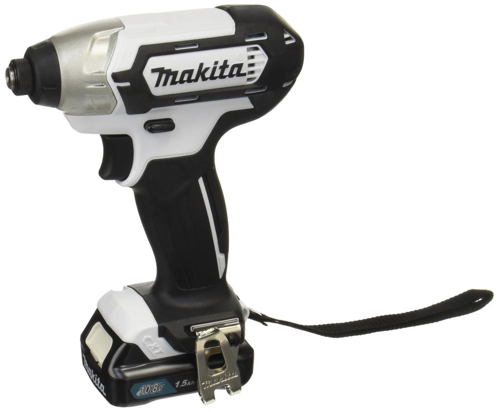 Makita impact driver TD110 white torque 110Nm case included TD110DSHSW (10.8V) 1.5Ah battery/charger included/soft
