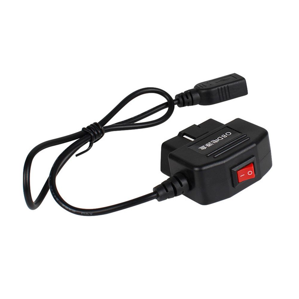 Practical USB Switch Wire Car Charge Cable Parking Monitoring Dash Cam Camcorder OBD Hardwire Kit