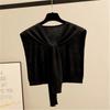 Lightweight Knitted Shawl Thin Warm Shoulder Wrap Shoulder Protection Scarf  Office Wear