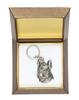 French Bulldog, Frenchie II - Silver-plated Pendant with a Dog In a Decorative Box, Handbag Decoration, Backpack Pendant by Art-Dog Brand