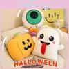 Creative Halloween Ghost Plush Pillow With Eye Candy Design For Festive Decoration