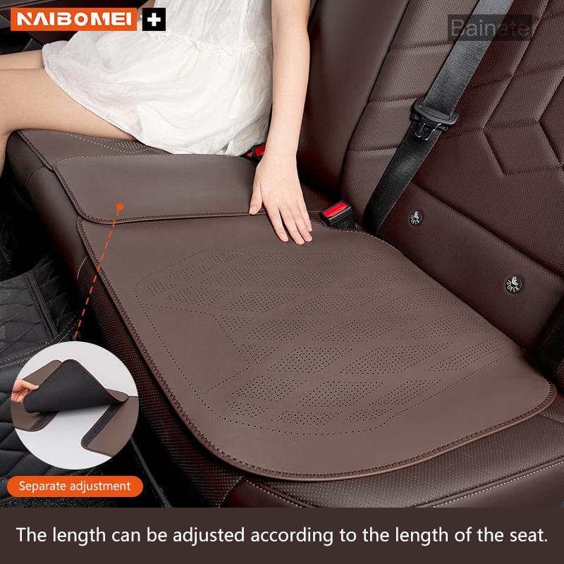 Nappa Leather Car Seat Cushion, Non-Slip All-Season Auto Cushion Pad For Mazda 2 3 6 Axela Atenza CX-30 CX-5 CX-8 MX-5 RX-8 RX7