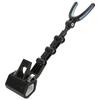 Plastic Portable Luminous Head 360 degrees  Rotating Fishing Rod Bracket Holder Back Hanging Stand