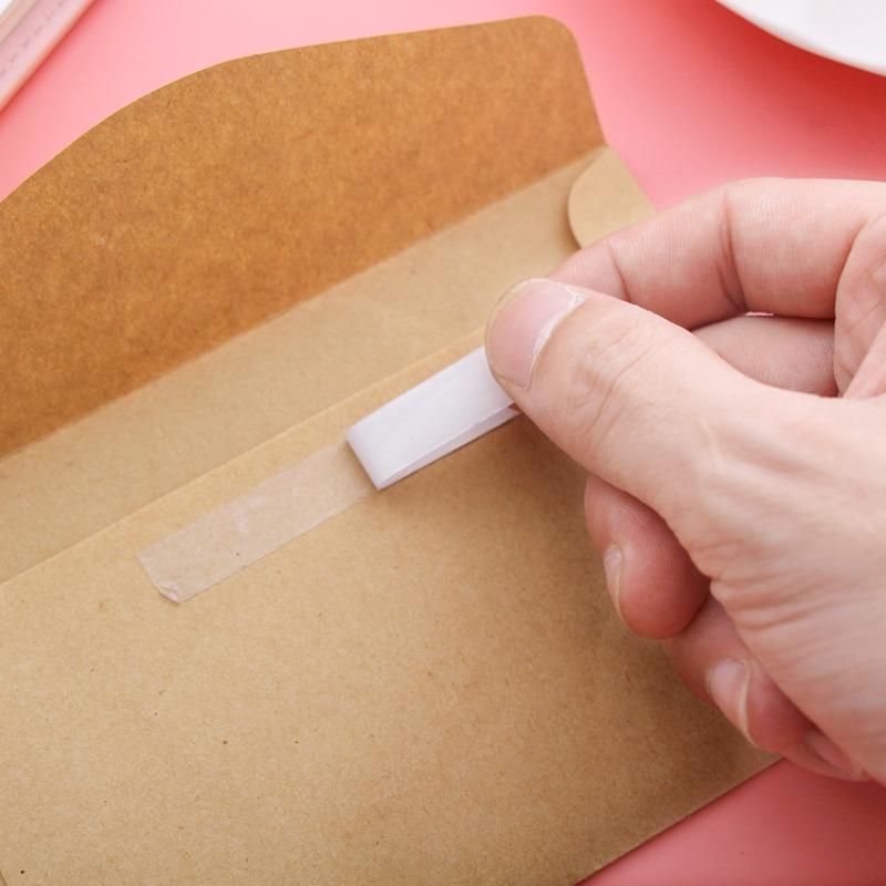 10Pcs Double Sided Faced Strong Adhesive Tape for Office Supplies 8mm.