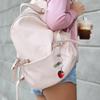 Lovely Strawberry Keychain Fruit Shapes Phone Charm Detachable Phone Lanyard