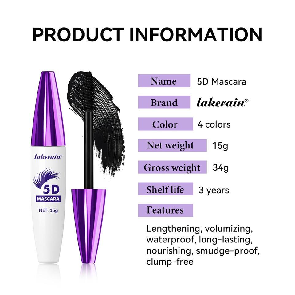 Lakerain Color Long Curl Eyelash Primer, Waterproof and Sweat Resistant Multi-functional Products