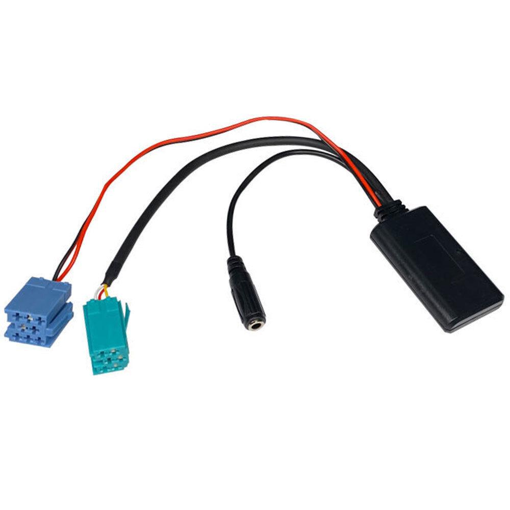 Biurlink Car Bluetooth Module AUX Adapter MIC Handsfree MINI ISO 6Pin AUX Cable for Renault Updatelist Radio