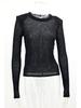 Autumn/Winter Solid Color Women's Hollow Knit Sweater - Casual Long-Sleeved Top