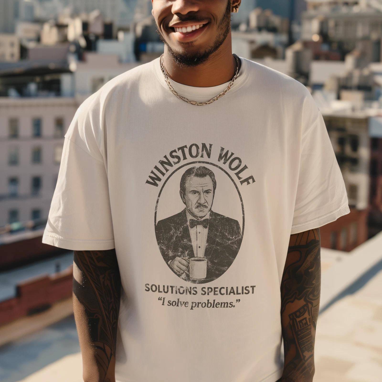 

Winston Wolf Pulp Fiction Tee | Tarantino Movie Shirt S-4XL | Film Gift 3XL