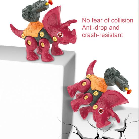 1 Zestaw umiejętności szkoleniowych Interakcja rodzic-dziecko Ekologiczny ze śrubokrętem Dzieci DIY Składanie modelu dinozaura Zabawki zmontowane