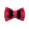 Rose Red Corduroy Cat Collar with Bell & Bow Tie