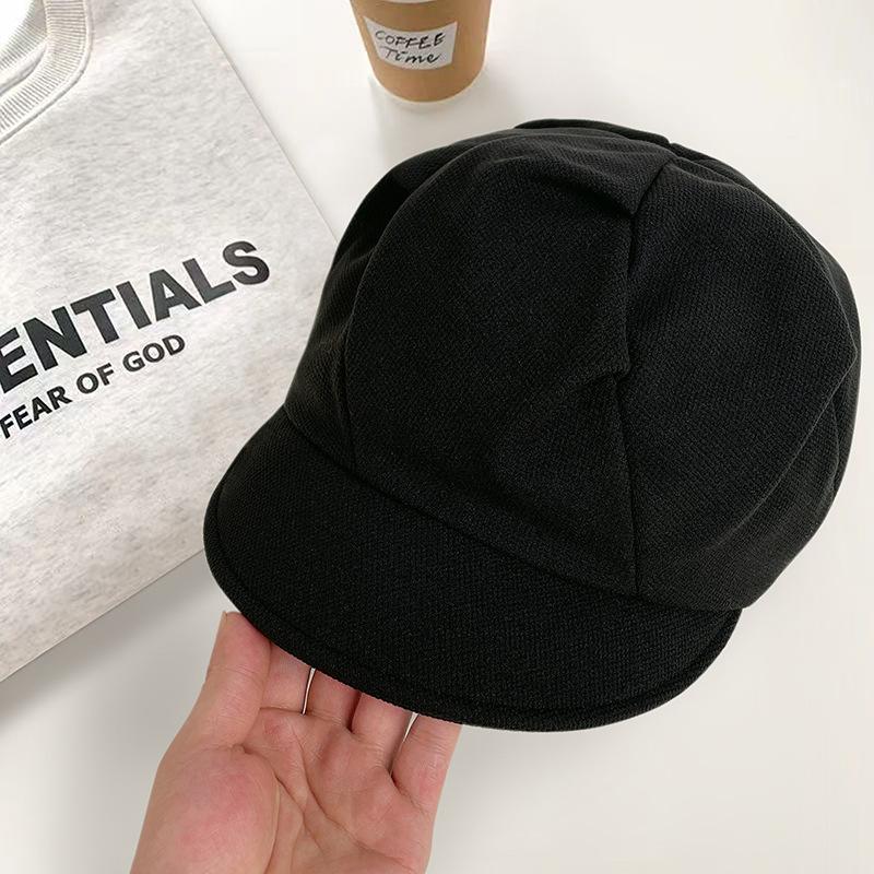 Korean Style Cloud Pleated Beret Hat for Women In Autumn and Winter Casual Versatile Octagonal Hat Fashionable Literary Painter Newsboy Hat