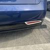 Fit For Tesla MODEL S 2017-2019 Chrome Rear Tail Fog Light Lamp Cover Trim Frame