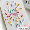 100Pcs Bow Nail Art Parts Charms Mini Resin Ribbon Nail Rhinestones Diy Summer Nail Art Decor Accessories