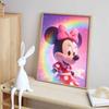Disney Minnie Mouse Rainbow Diamond Mosaic Painting Art Kit Handmade DIY Home Decor