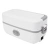 Electric Lunch Box 2 Compartment Fast Heating Stainless Steel Leak Proof Food Heater Warmer for