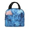 Jellyfish Pattern Elegant Marine Life Design Insulated Lunch Bag Cooler Thermal Food Box Tote Portable Lunch Boxes Container