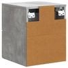 Wall Mounted Nightstand Concrete Grey 33 x 34.5 x 40 cm