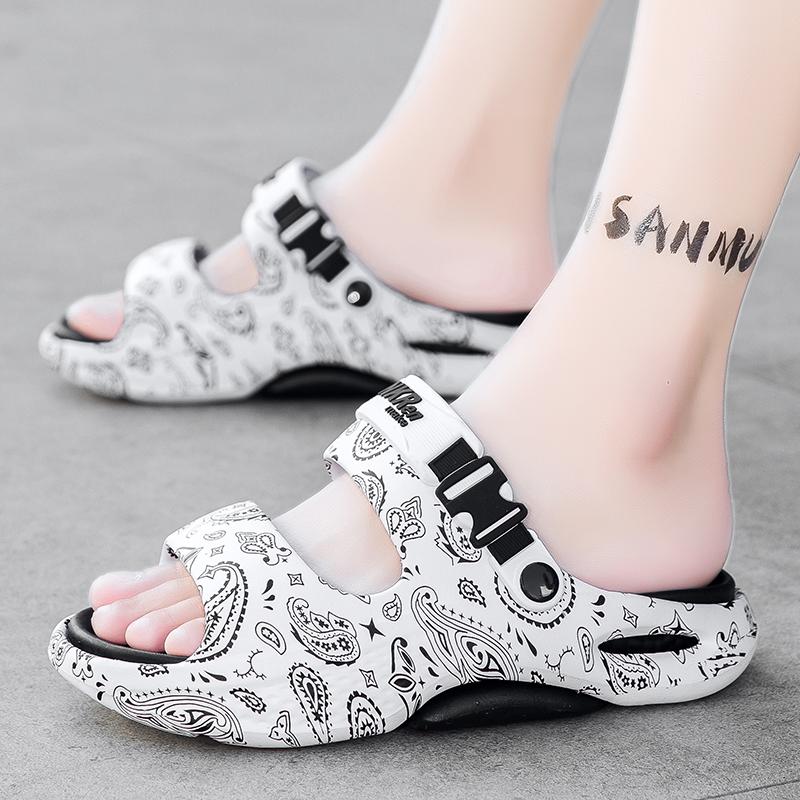 Fashion 2025 New Anti-Slip Men's Summer Outdoor Slippers Thi Bot Beach Sandals EVA Casual Shoes Platform Clogs Men Home Garden Outdoor