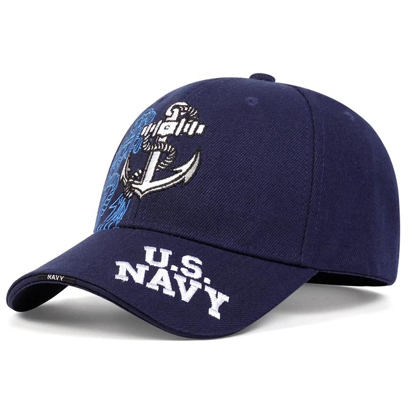 Unisex Anchor Embroidery Baseball Caps Spring Autumn Outdoor Adjustable Casual Hats Dad Hat Sunscreen Hat