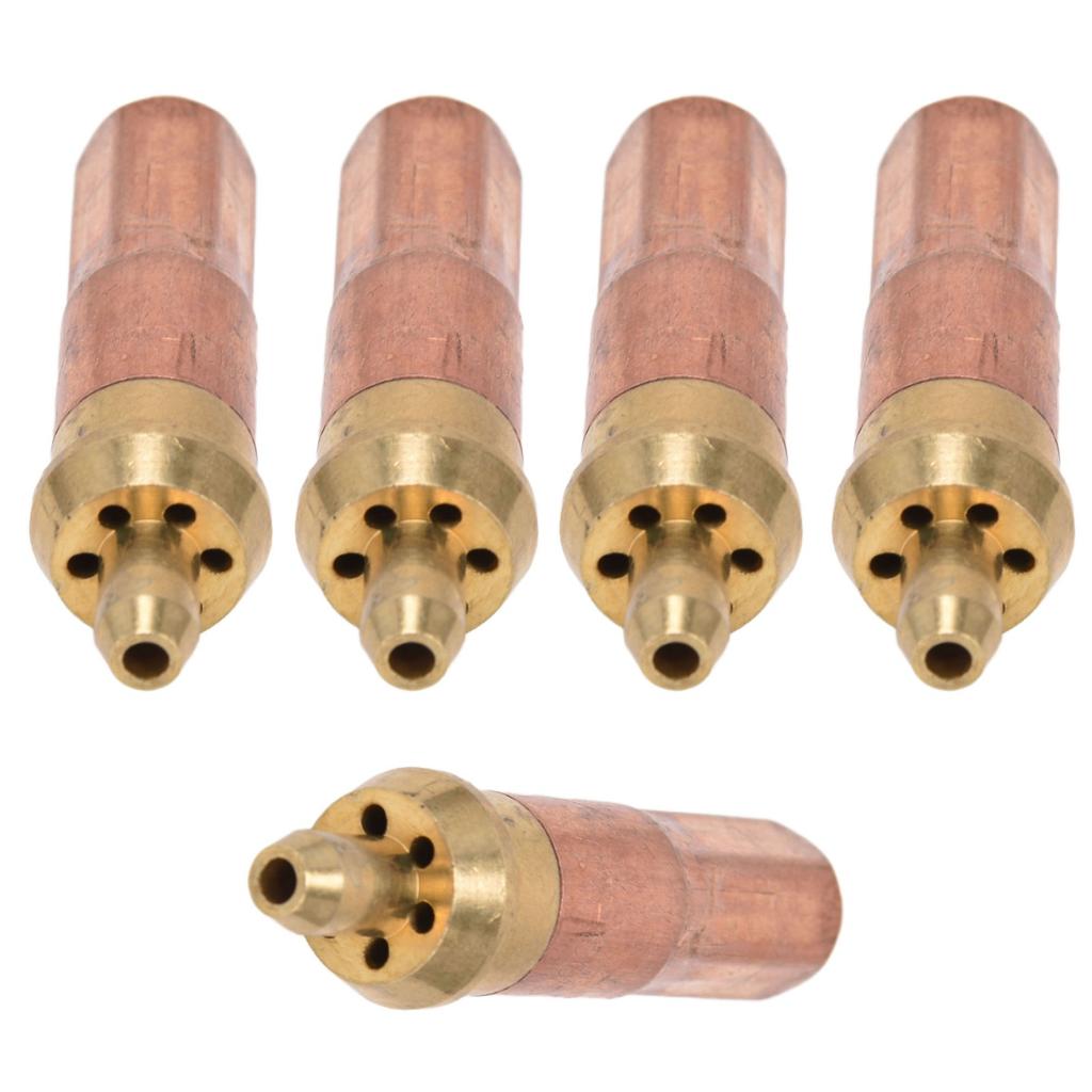 5Pcs Propane Cutting Torch Tips Plum Ring Shape Consumables Accessories G01?300 3#