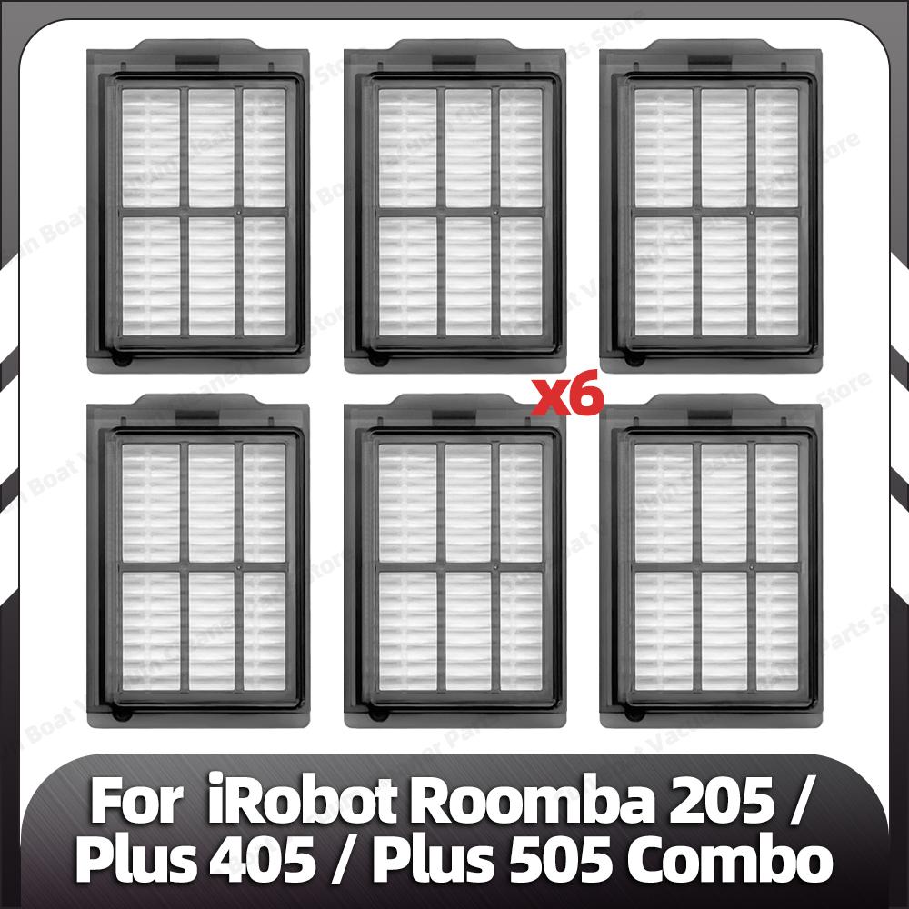 Συμβατό για iRobot Roomba 205 / Plus 405 / Plus 505 Combo Ανταλλακτικό Κύρια Πλαϊνή Βούρτσα Φίλτρο HEPA Πανάκια Σφουγγαρίσματος Ανταλλακτικά Σακούλας Σκόνης