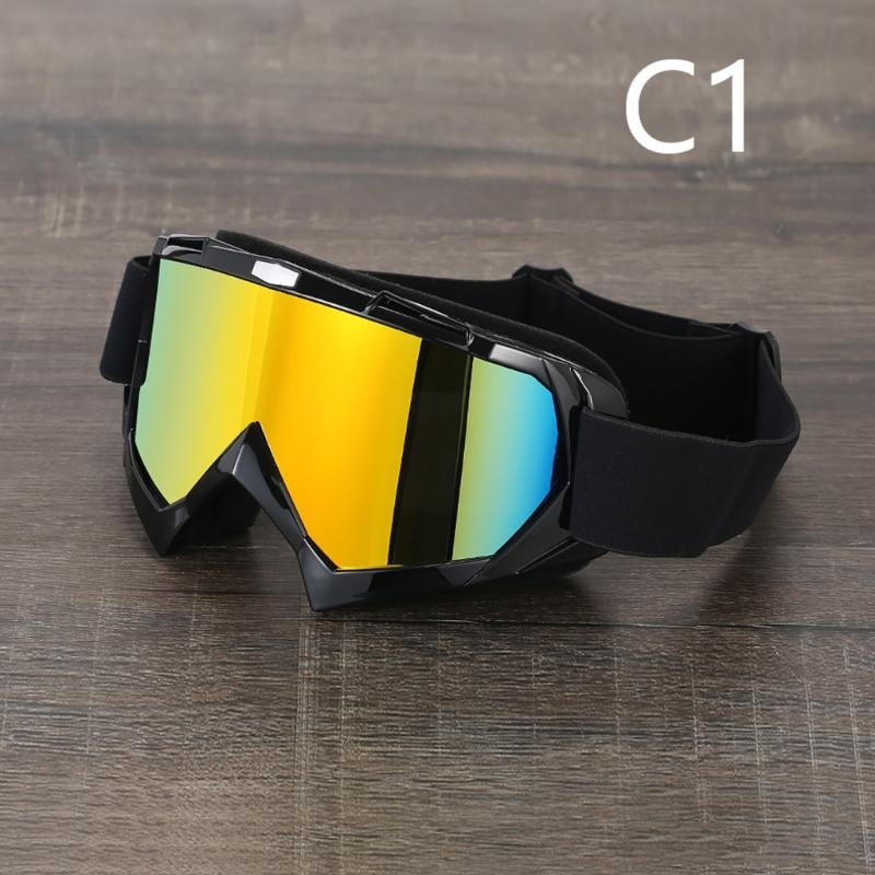 Motorradbrille Dirtbike-Brille Motocross-Brille Winddicht ATV-Brille Staubdicht Kratzfest