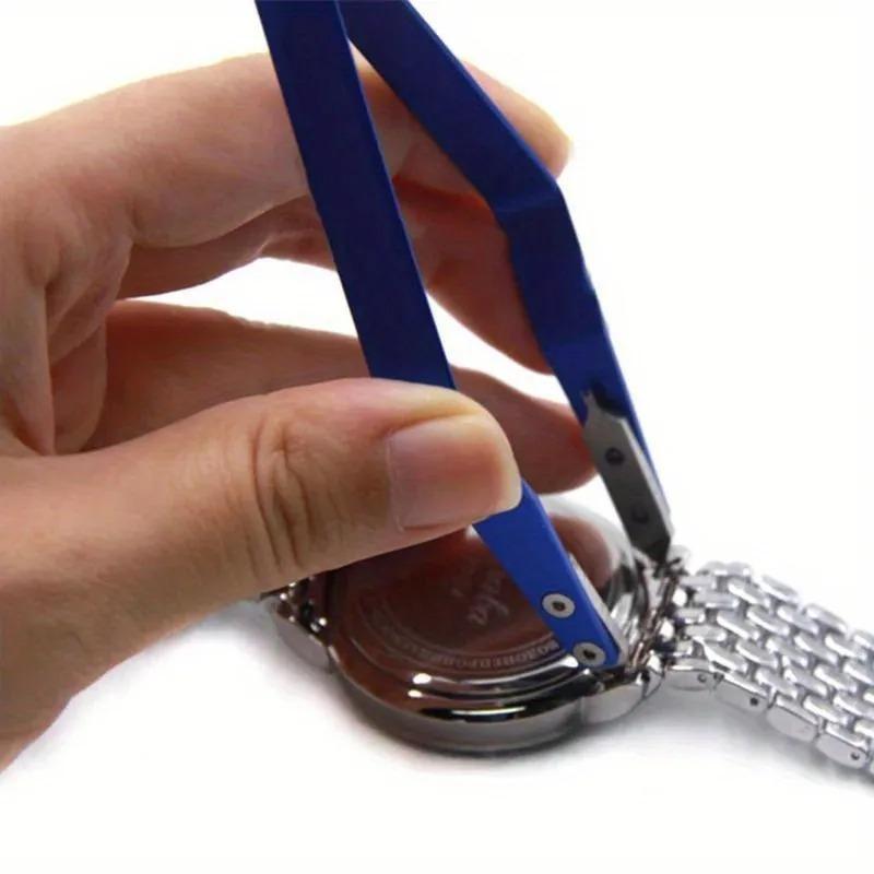 Professional Stainless Steel V-Type Watch Band Tweezer Precision Spring Bar Removal Tool for Watches Bracelets & Jewelry Repair