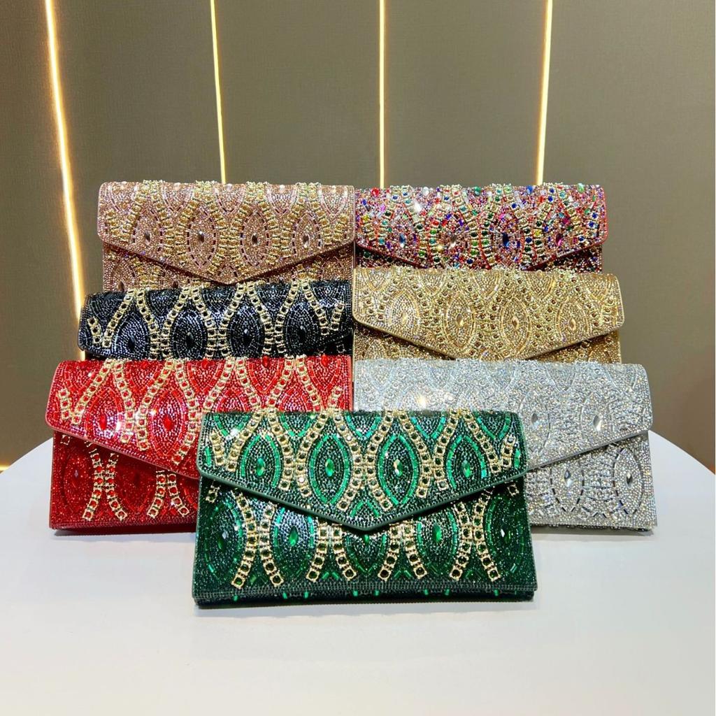 Sac à main, Sac pochette, Sac bandoulière exquis pour femme incrusté de diamants, Sac à main, Sac à chaîne