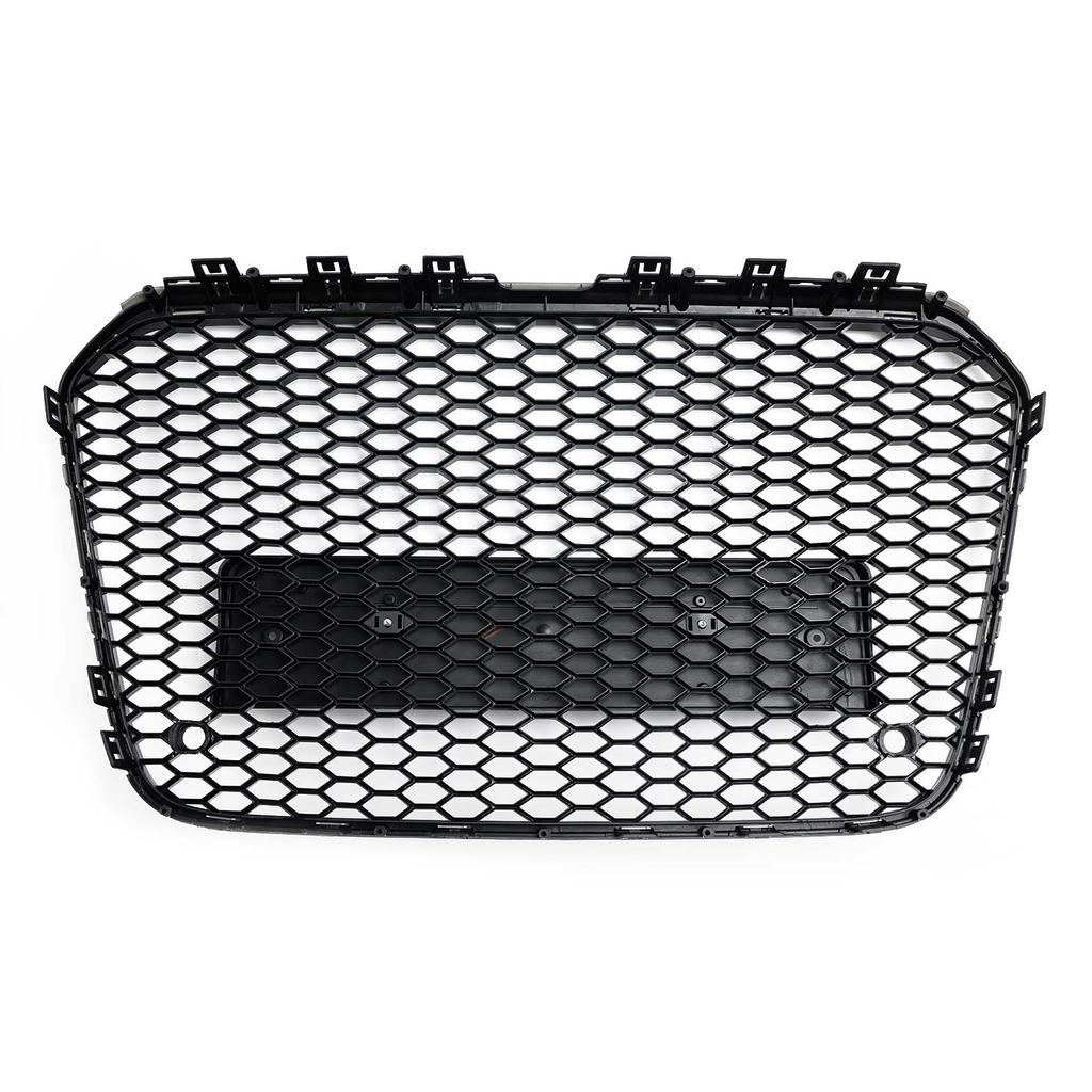 RS6 Style Honeycomb Front Bumper Grille Grill Fit A6 C7 S6 2012-2015