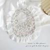 U-shaped Baby Cotton Bibs Waterproof Floral Baby Drooling Bibs Feeding Lace Saliva Towel Cloths Neck Wear Accessories