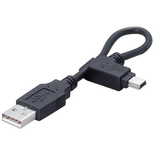 Elecom Mobile USB Cable USB(A) Male To USB(miniB) Male 0.1m USB-MBM5