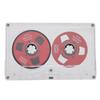 Blank Cassette Tape, 50 Minutes of Sound Recording, Double-Sided Blank Tape, Open Reel Blank Audio Cassette Tape for Music Recording (Red)
