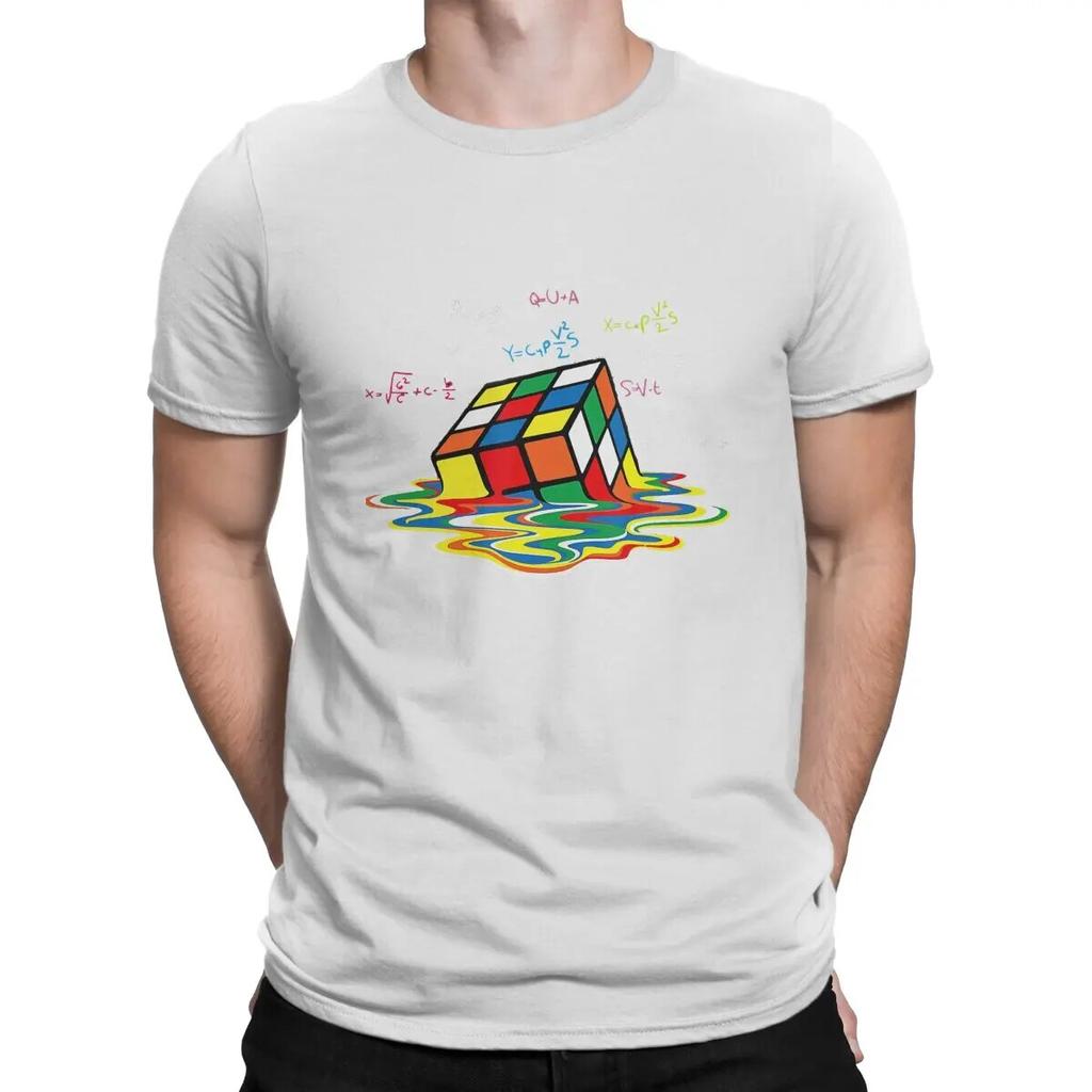 Math Rubik Zajímavé Unisex tričko Cube Roztomilé módní tričko Harajuku Streetwear Nový trend