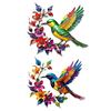 Decorazioni Murali di Uccelli Fatte a Mano Resistenti alle Intemperie Uccelli Eleganti Ornamento Murale Multiuso per Balcone/Giardino/Recinzione/Patio
