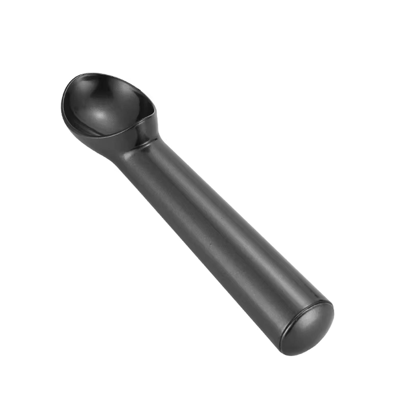 Aluminum Alloy Ice Cream Scoop Melon Baller Fruit Scoop Commercial Ice Cream Spoon for Kitchen чёрный