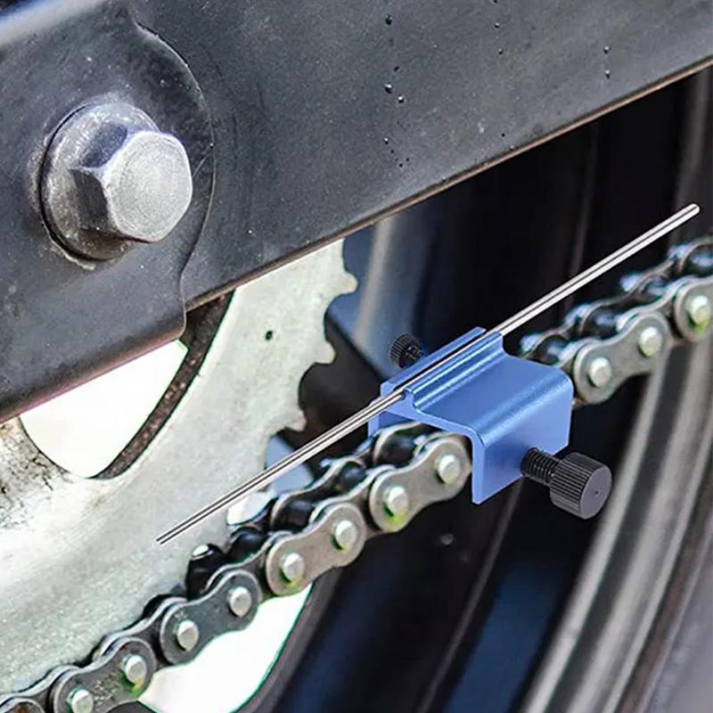 Motorcycle Chain Alignment Tool Aluminium Alloy Motorcycle Chain Tool Quick Accurate Chain Sprocket Alignment Tool for Atv Dirt