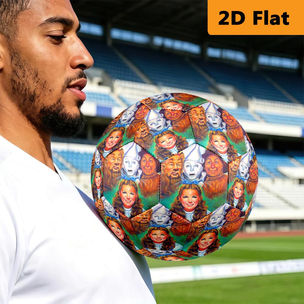 Fantasy Adventure Journey Soccer Ball Suitable for Both Training and Competition High Elasticity No. 5 Football Very Elastic Entertainment