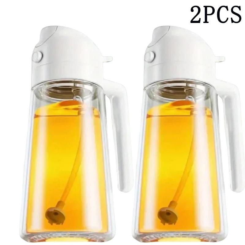 Kitchen Oil Spray Bottle Household Spray Pour Dual-use Air Fryer Olive Oil Cooking Oil Barbecue Spray Atomized Oil Spray Bottle