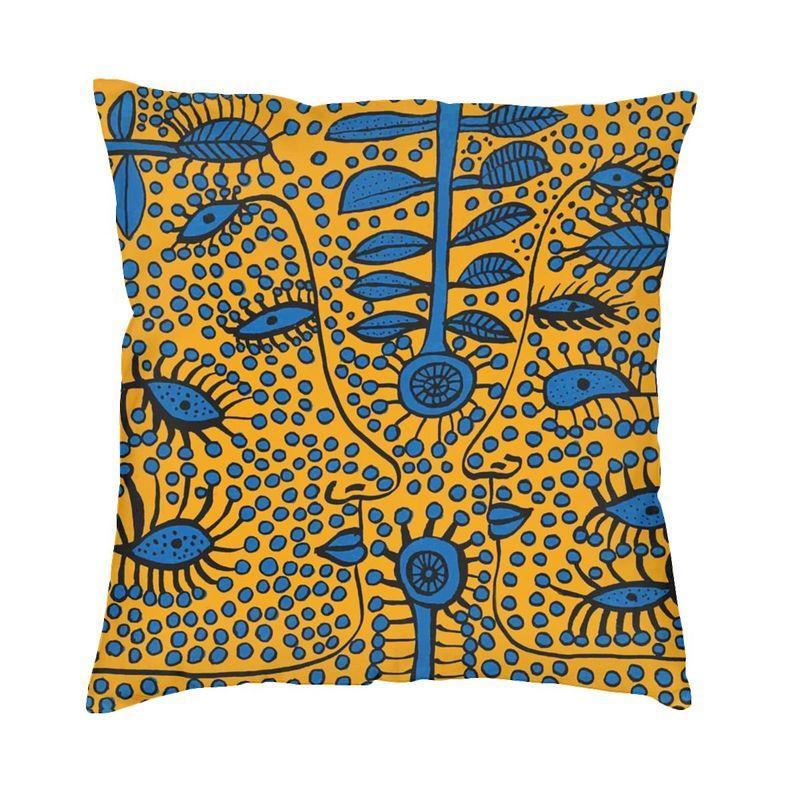 Yayoi Kusama Art Square Pillow Cover Decoration Japanese Artist Cushion Cover Throw Pillow for Car Doublesided Printing