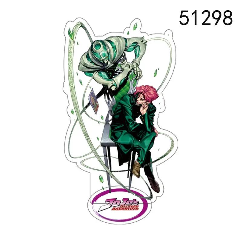Anime Figure JoJo Bizarre Adventure Cute Cosplay Acrylic Stand Model Plate Desk Decor Standing Sign Keychain Friend Gifts