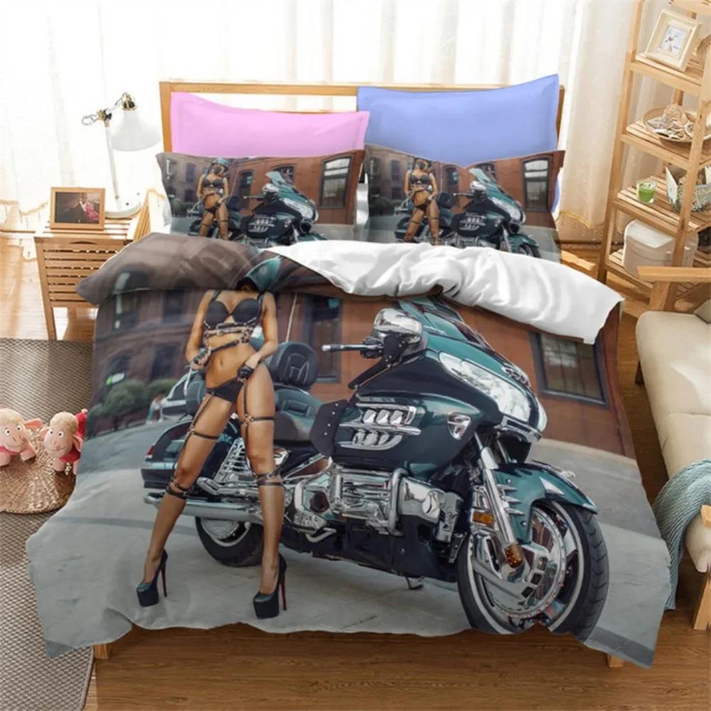 Bikini Beautiful Sexy Girls Bedding Set King Queen Twin Size Duvet Cover Set With Pillowcase Polyester Bed Linen For Teens Adult