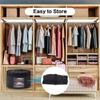 Felt Material Hat Storage Box Portable Clothes Scarf Children's Toys Dustproof Storage Case Foldable Organizer for Home Travel