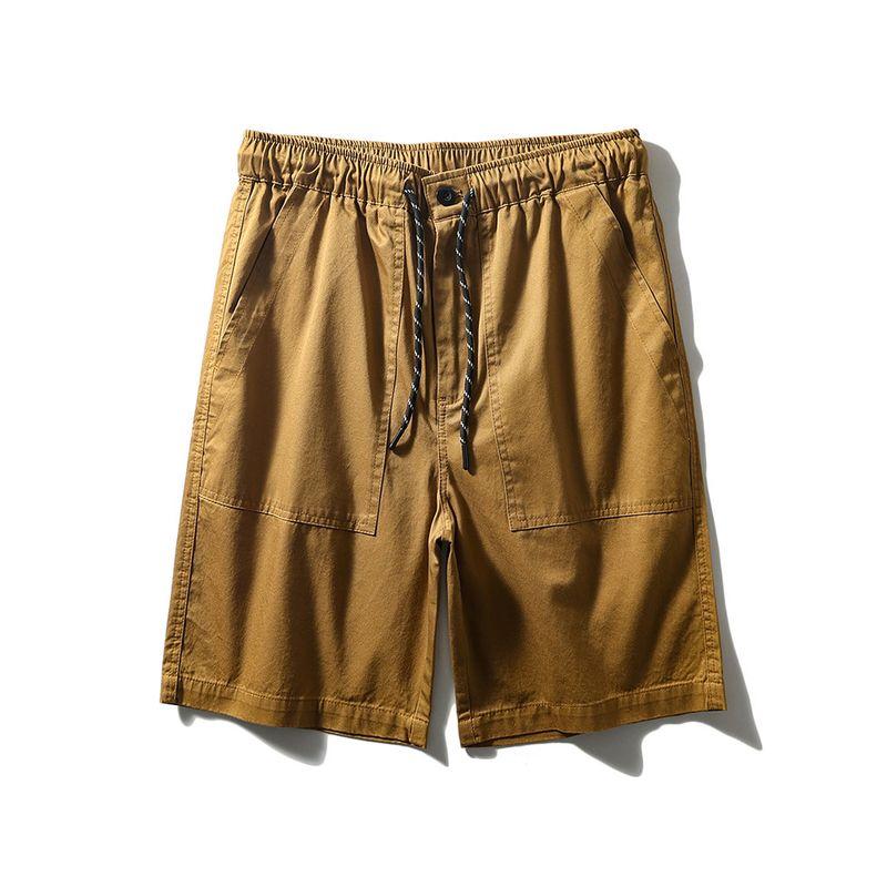Pure Cotton Workwear Shorts Men's Summer New Arrival American Retro Loose Fifth Pants Export Men's Pants Full Cotton Casual Pants