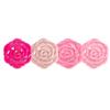 Hot Selling Rose Folding High-Definition Makeup Vanity Mirror, Portable Double-Sided Design.