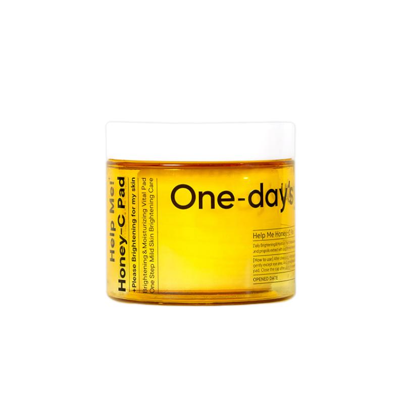 [One-day s You] Honey-C Brightening Pad 60 Sheets Glowing & Vitamin C Radiance