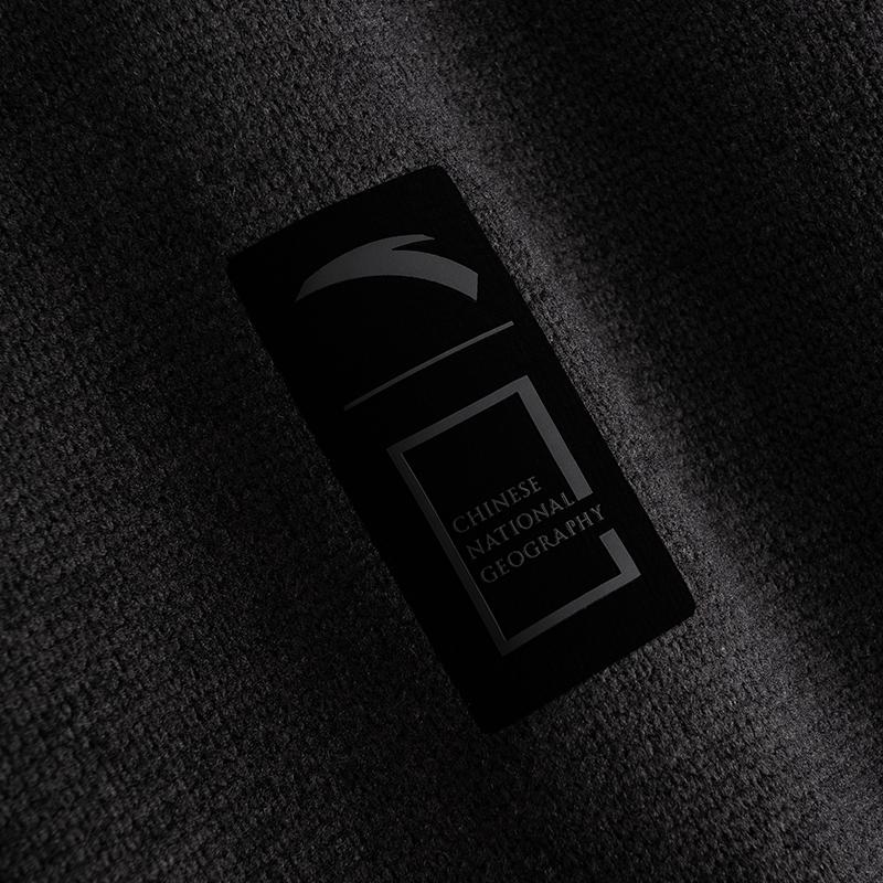 Anta Winter Polartec Fleece Knitted Cotton Jacket Unisex Jacket Basic-Black Double-Dyed-Flower-Gray 152546708-2