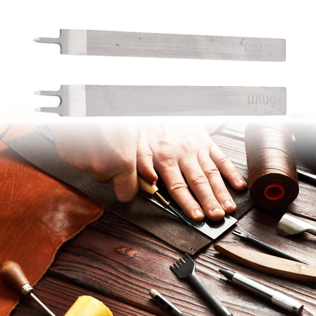 Steel Leather Hole Punch Craft Chisel Tool Leather Stitching Punch For Precise Punching And DIY Leatherworking Projects