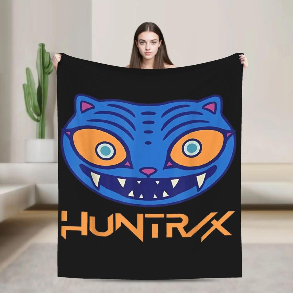 Warm Derpy Tiger and Bird KPop Inspired Throw Blanket for Couch Bed Sofa Travel Blanket Bedspread Cover